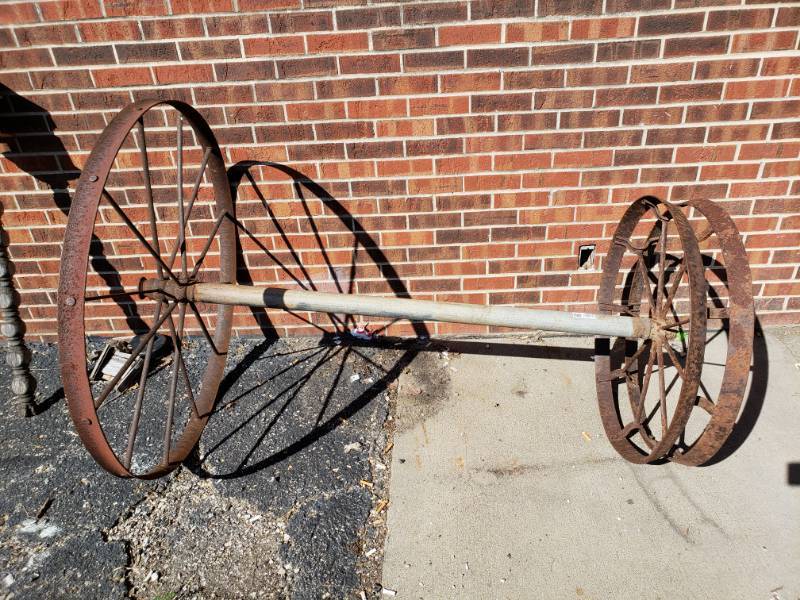 lot 8058 image: Antique Wheels
