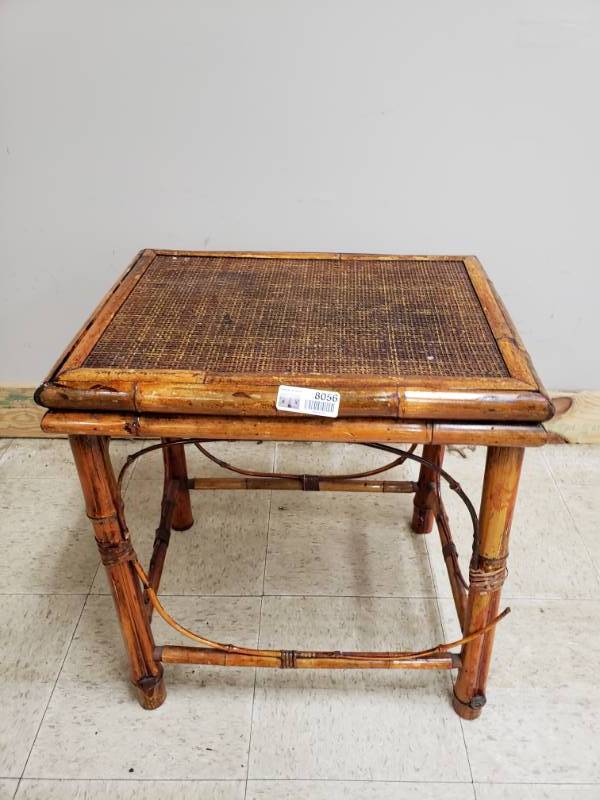lot 8056 image: Bamboo Side Table