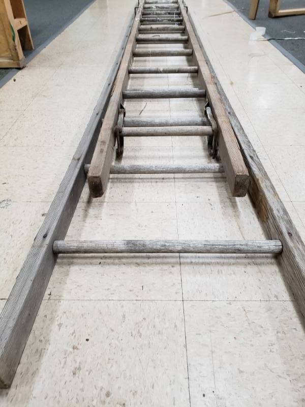 lot 8199 image: Adjustable Ladder
