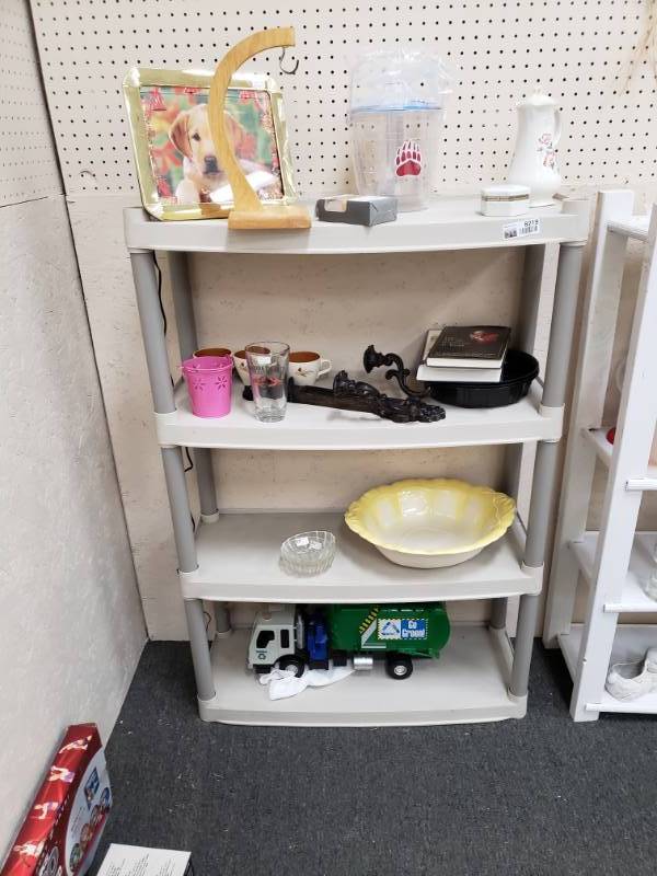 lot 8219 image: Plastic Shelf contents included
