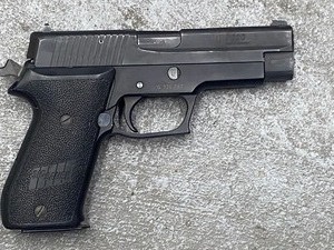 lot 13 image: Pistol, Sig Sauer P220 .45 Cal w Case