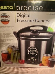 lot 148 image: Presto Precise Digital Pressure Canner, New in Box