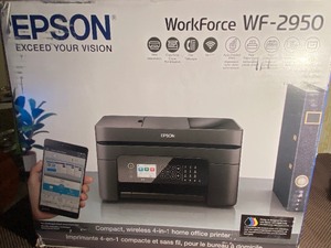 lot 149 image: Epsom WorkForce WF-2950 Wireless 4 in 1 Printer, New in Box