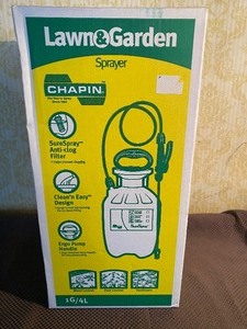 lot 185 image: Lawn & Garden 1 Gallon Sprayer, New in Box