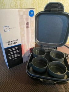 lot 200 image: Immersion Blender and Dash Egg Bite Maker, Both New