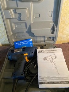 lot 212 image: Ryobi Drill in Case, Like New