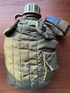 lot 20 image: Military Issue Canteen and Coleman Watch
