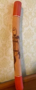 lot 279 image: Aboriginal Australian Didgeridoo, Wind Instrument, Marked Mudi Dudi Tribe