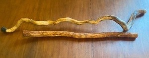 lot 285 image: Unique Walking Stick and Project Piece of Wood