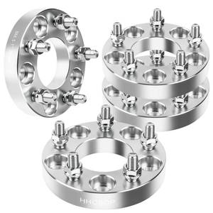lot 1418 image: HHCSOP 5x4.5 Wheel Spacers 1Inch Fits for Ford Mustang Ranger Explorer Edge Crown Victoria Lincoln Aviator Town Car 5x114.3mm 1 Inch Wheel Adapters with 12-20 Studs and Bore 70.5mm, 4PCSin