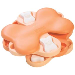 lot 1458 image: Outward Hound Nina Ottosson Puppy Tornado Dog Puzzle Interactive Treat Puzzle Dog Enrichment Dog Toy for Puppies, Level 2 Intermediate, Pink