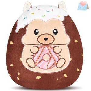 lot 2251 image: CozyWorld 12 Hedgehog Plush Stuffed Animals Original Chocolate Candy Hedgehog Plush Pillow Cute Plushie Toy with Holiday Birthday Gift for Kids Girls Boysin