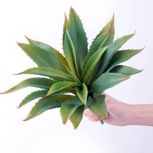 lot 2271 image: Veryhome Succulents Plants Artificial Aloe Plant, 12.5Inch Large Faux Succulents Unpotted, Premium Crafting DIY Greenery Decor for Indoor and Outdoor(Green)