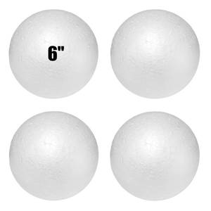 lot 2273 image: Styrofoam Balls 6 Inch,4PC Large White Foam Balls for Crafts, DIY Craft Giant Foam Ball for Home and School,Smooth Solid Round Ball (Styrofoam-6in-4pc)