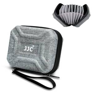 lot 2306 image: JJC Durable Lens Filter Pouch Case for 10 Circular Filters Up to 95mm 82mm, Dustproof and Water-Resistant Camera Lens Filter Storage Wallet for ND UV CPL Filter