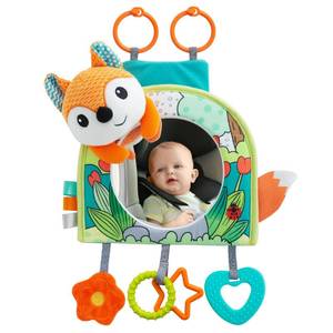 lot 2314 image: Lynncare Car Seat Toy, Baby Car Mirror Toy for Rear Facing, Travel Baby Activity Center with Hanging Engaging Toys for Infants Babies 0-6-12-18 Months Boy Girl