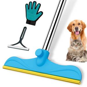 lot 2327 image: 3 in 1 Carpet Rake for Pet Hair Removal, 60� Adjustable Long Handle Pet Hair Remover, Tool Set of 3, Reusable Carpet Scraper Dog Cat Pet Hair Removal Broom for Carpets, Car Mat, Pet Bed, Rugs