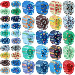 lot 2357 image: Copkim 200 Pcs Adhesive Eye Patches for Kids Boys 20 Styles Breathable Boy Eye Patch Bulk Light Blocking Cotton Adhesive Bandages for Toddler Boys, 3 x 2 Inch
