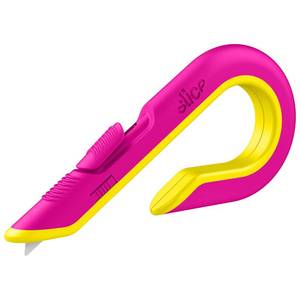 lot 6197 image: Slice Box Cutter, Heavy Duty Utility Knife, Safe Ceramic Blade Lasting 11x Longer than Metal, Fuchsia, 1 Pack