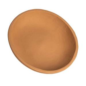 lot 6239 image: Creative Co-Op Large Orange Terracotta Bowl