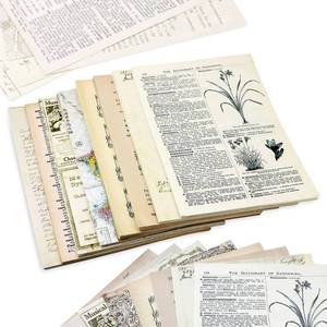 lot 6241 image: 240PCS Junk Journal Pages Vintage Handmade Scrapbook Sheets, Including Mathematics Magazine, Newspaper, Sheet Music and Kraft for Scrapbooking Decoupage Background DIY Craft Decoration (5.51x 7.87in)in