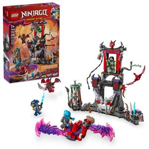 lot 6283 image: LEGO NINJAGO Dragonian Storm Village Toy Building Set - Pretend Play Playset for Kids, Boys and Girls, Ages 7 - Spinner Toy with 6 Ninja Minifigures - Gift Idea for Birthdays - 71841