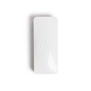lot 6289 image: U Brands Magnetic Dry Erase Board Felt Eraser, 2x5inx1in, White, Lightweight Modern Designin