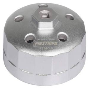 lot 6291 image: FIRSTINFO F3546LR 38 Drive 90.2mm 15 Flutes Oil Filter Wrench, Compatible with Land Rover and Jaguar - Fits 3.0L and 5.0L Gas Enginesin