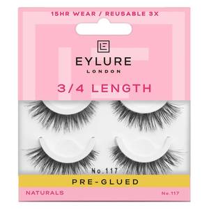 lot 6353 image: Eylure Pre-Glued Wispy Light Texture Eyelashes, No.117, Twin Pack incomplete