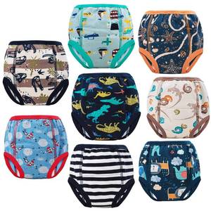 lot 6363 image: MooMoo Baby 3 Pack Potty Training Pants Cotton Absorbent Training Underwear for Toddler Baby Boy 2T