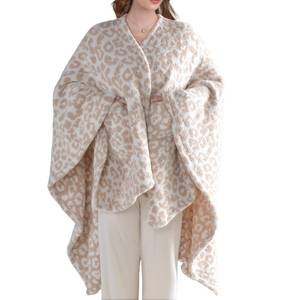 lot 7401 image: JOOJA Wearable Super Soft Feather Yarn Shawl Blanket with Pockets Fuzzy TV Throw for Adults Teens