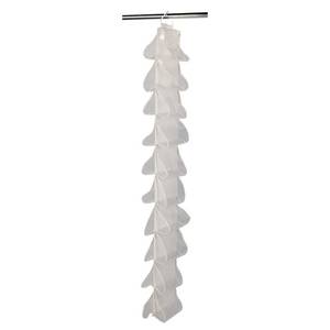 lot 8090 image: Household Essentials 311390 Hanging Shoe Storage Organizer for Closets -20 pocket - Natural Canvas