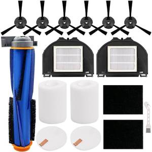 lot 8110 image: RV2310AE Replacement Parts for Shark AV2310AE RV2310AE RV2320S UR2350AE RV2300S Matrix Robot Vacuum Cleaner 1 Main Brush Roller 2 Sets Foam Filters 2 Filters 6 Side Brushes (Not For RV2300)