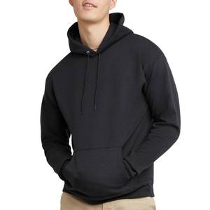lot 8164 image: Hanes Mens Pullover Ecosmart Hooded Sweatshirt, Black, 5X-Large US