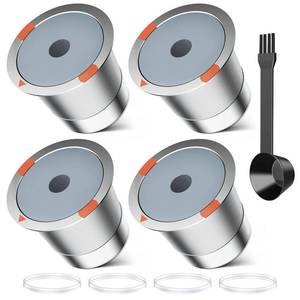 lot 8171 image: Reusable k Cups for keurig 2.0 1.0,Universal stainless steel Refillable k Cups Filter Use for Keurig all most of coffee Makers brewers(4pack)�