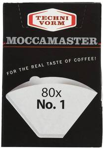 lot 8195 image: Technivorm Moccamaster 85090 Cup-One Paper Filters, 80 count, White