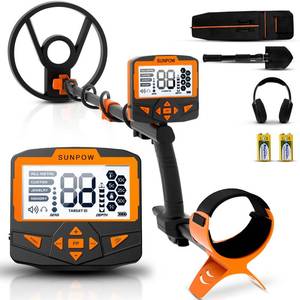 lot 9366 image: SUNPOW Metal Detector for Adults Professional - Waterproof Higher Accuracy 5 Modes Gold Metal Detector with Strong Anti-Interference, Advanced DSP Chip, 11 Detection Depth - OTMD09in