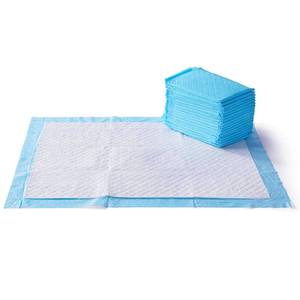 lot 9369 image: Amazon Basics Dog and Puppy Pee Pads with 5-Layer Leak-Proof Design and Quick-Dry Surface for Potty Training, Heavy Duty Absorbency, X-Large, 28 x 34 Inch - Pack of 25, Blue and White