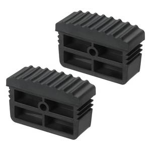 lot 10395 image: PATIKIL Ladder Feet, 2Pcs Non Slip Extension Ladder Foot Rubber Pads Cover Security Bumpers Replacement for Ladder Protection, Black
