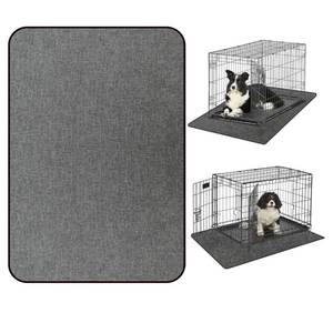 lot 10398 image: Ehzyaz Dog Crate Mat Liner, Washable Pee Pads for Dogs, Absorbs Urine, Non-Slip, Waterproof Under Dog Crate Mat Floor Protector, Protects Floors from Wear and Scratches, (29x42in)in
