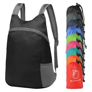 lot 10433 image: SUIKIHUM 20L Ultra Hiking-Daypack Lightweight Foldable Travel Packable Backpack for Camping Cycling Outdoor,black
