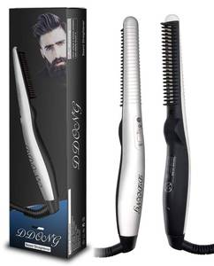 lot 12394 image: Beard Straightener Comb for Men,Hair Hot Comb,Quick Electric Heated Beard Brush Styler,Travel Portable Styling Comb beard iron, Multifunctional Straightening Brush