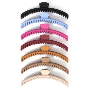 lot 12406 image: Hold Everything Hair Claw Clip for Thick and Thin Hair Big Hair Barrettes for Women and Girls Straight Wavy and Curly Hair Strong Hold Claw Clip With 52 teeth Banana Clips (new 7-Color)