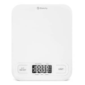 lot 12408 image: Etekcity Food Kitchen Scale, Digital Mechanical Weighing Scale, Grams and Ounces for Weight Loss, Baking, Cooking, White