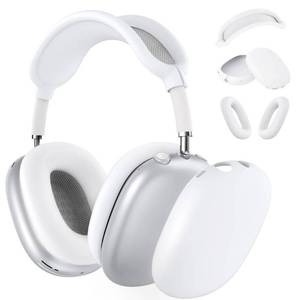 lot 13596 image: Silicone Case Cover for AirPods Max Headphones,Ear Pad Case CoverEar Cups CoverHeadband Cover for AirPods Max (USB-CLightning)(20242020),Accessories Silicone Protector for Apple AirPods Max, White