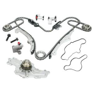 lot 13606 image: BLACKHORSE-RACING Timing Chain Kit  Water Pump Compatible with 2007 2008 2009 2010 Ford Mercury 3.5L Lincoln Mazda 3.7L DOHC