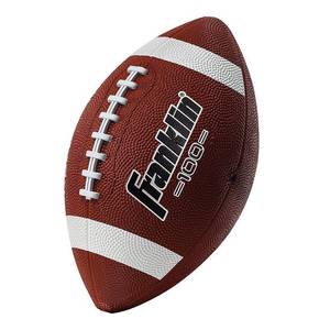 lot 14023 image: Franklin Sports Junior Size Rubber Football  Brown