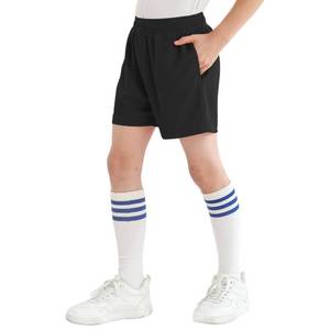 lot 14027 image: Dreammonkey Boys and Girls Basketball Shorts Athletic Soccer Shorts Sizes 2T to Youth(Black 10Y)