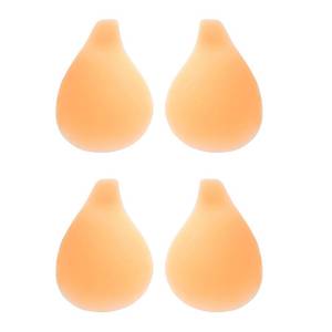 lot 14450 image: Adhesive Bra Invisible Sticky Strapless Push up Backless Reusable Silicone Covering Nipple Bras Dark Nude