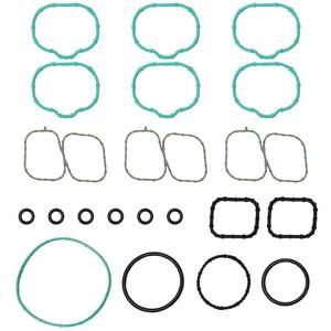 lot 14493 image: Wollvon Lower and Upper Intake Manifold Gasket Set MS 97118 AMS11821 Compatible with Ford Edge Flex Fusion Taurus X 3.5L, Lincoln MKS MKT 3.7L MKX MKZ 3.5L, Mazda 6 CX-9 CX-9 Mercury Sable 3.5L